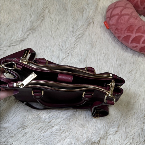 Michael Kors Burgundy Leather Handbag - Picture 6 of 6